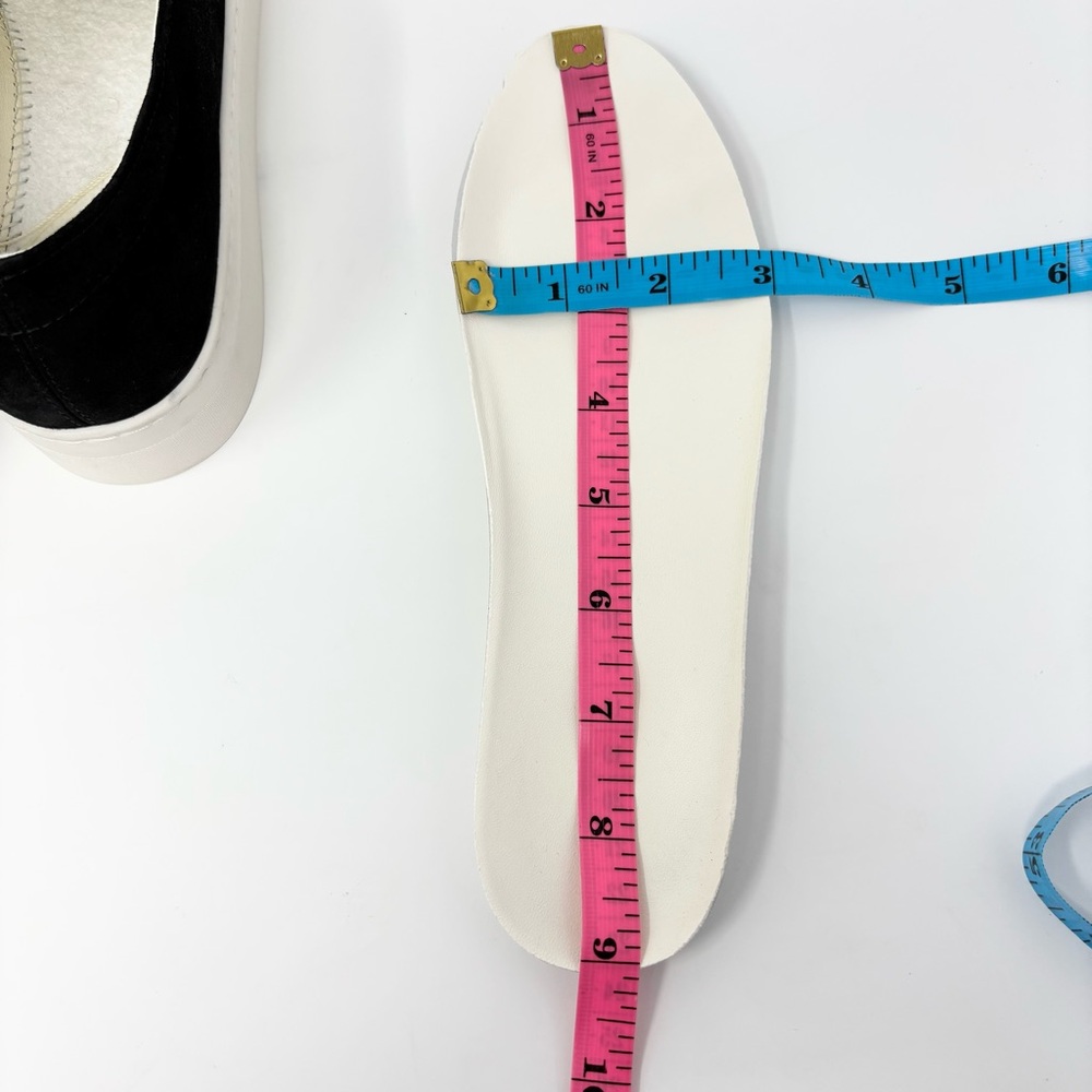 The Row Marie H Slip-On Sneakers Black Suede Ivory Chunky Sole Size 36.5 / 6.5 - Picture 16 of 16